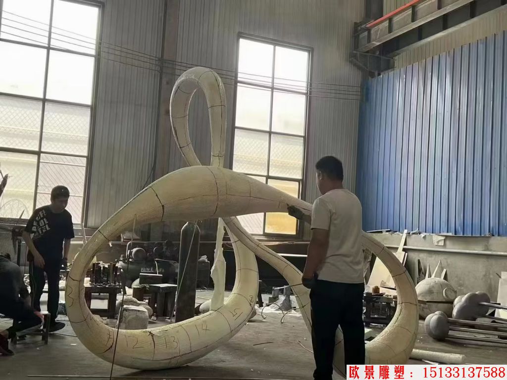 酒店大堂不锈钢雕塑景观艺术雕塑4