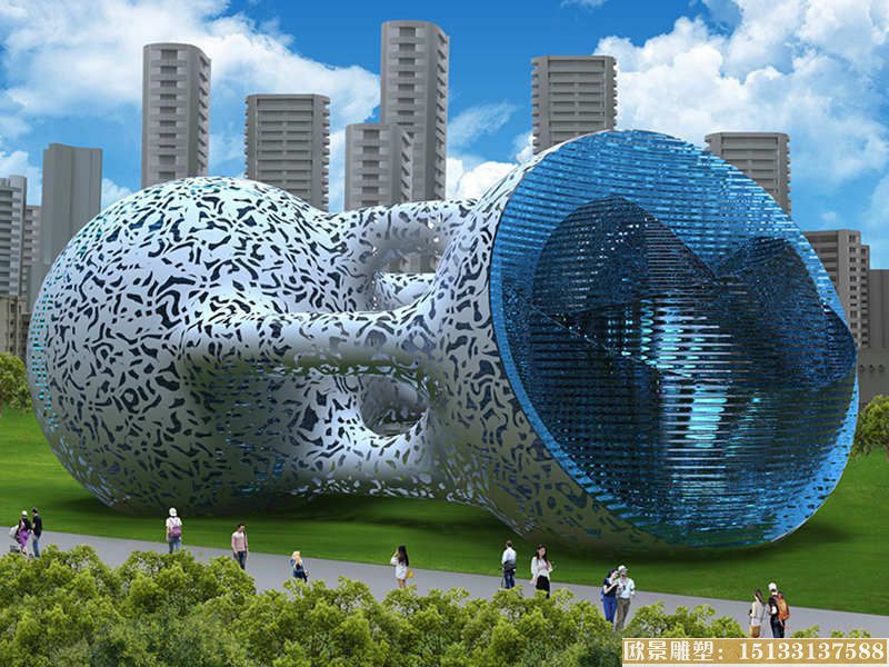 公共艺术雕塑 不锈钢公共艺术雕塑